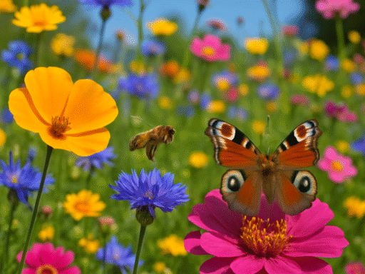 Bloemenmixen getest voor bijen en vlinders