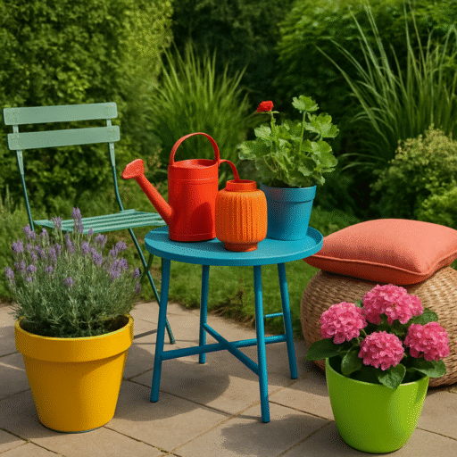 Populaire kleuren voor tuinaccessoires