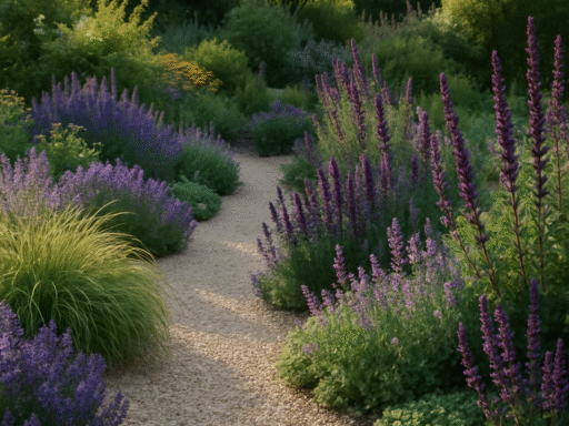 Tuintrend grindpaden met planten combineren