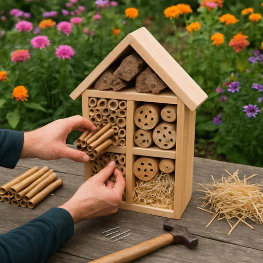 Zelf insectenhotel maken stap voor stap